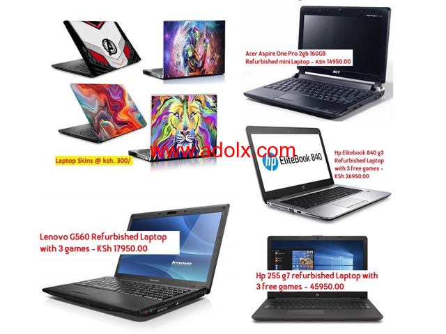 Lightly used simple laptops with games bonus