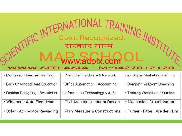 IT AI Acc. Fashion/ Architect / Interior/ e. Marketing Design. Teacher Training MTT ECCEd Courses.