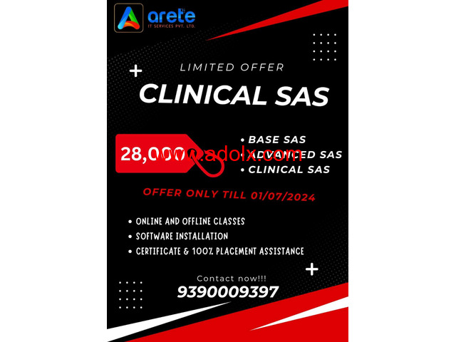 CLINICAL SAS COURSE for placement offers