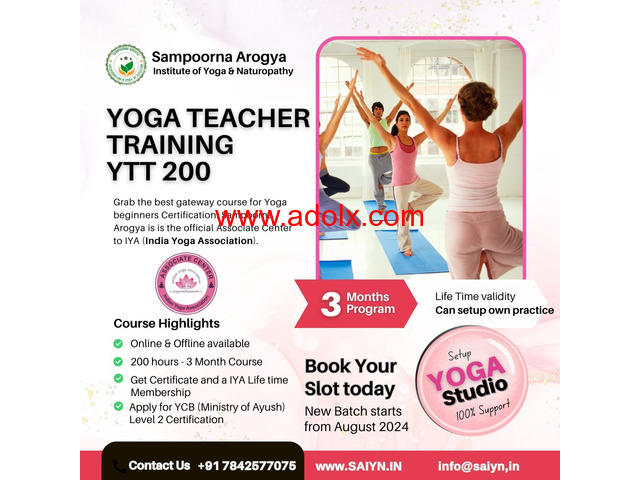 Yoga Teacher Training 200 Hours - YTT200