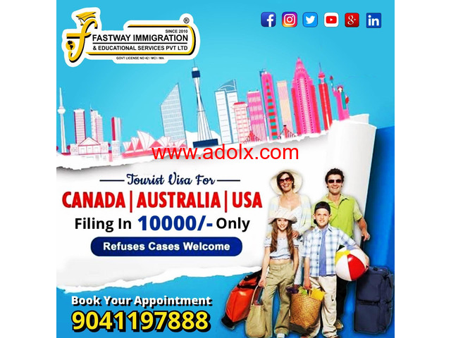 APPLY ANY COUNTRY TOURIST VISA GET VISA FILING IN 10000/- ONLY