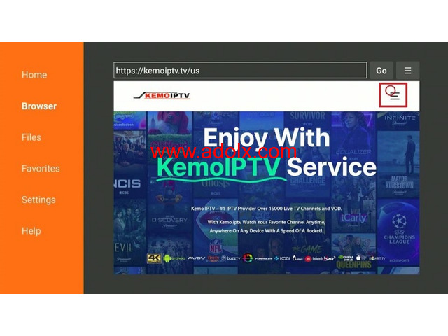 Kemo IPTV – Over 25,000 Live Channels for $12/Month.