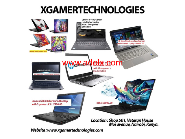 Refurbished Laptops (HP, Lenovo, Acer and ASUS)