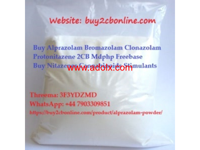 Buy Alprazolam Bromazolam Clonazolam Powder Protonitazene 2CB Mdphp Freebase