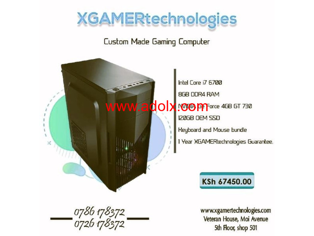 Powerful custom built gaming PC with 4GB GeForce