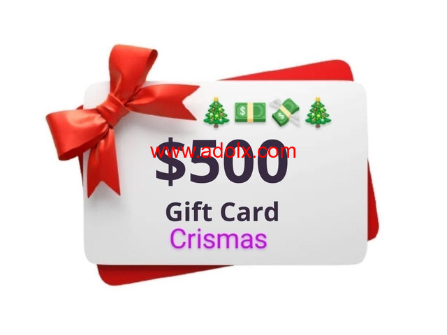 Win a $500 Gift Card This Christmas!