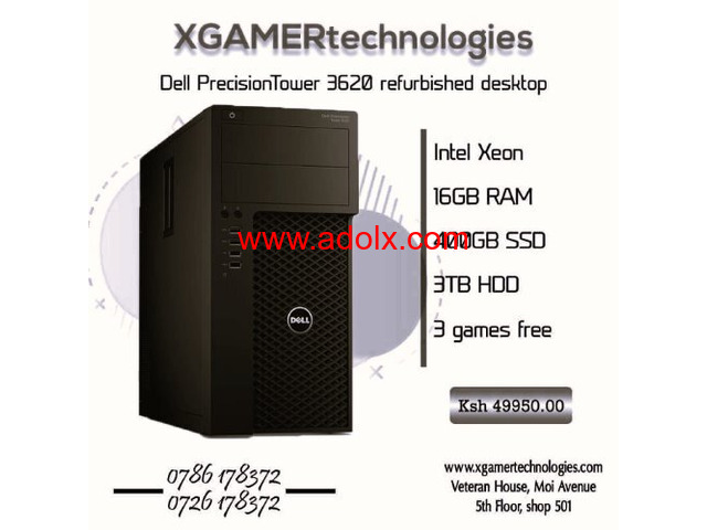 Refurbished Xeon Dell desktop PC with 16GB RAM