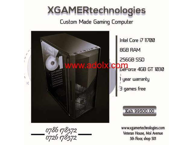 Newly built custom core i7 desktop with 4GB GT 1030