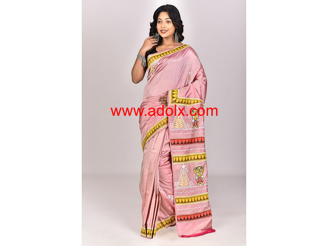 Pattachitra Pure Silk Sarees