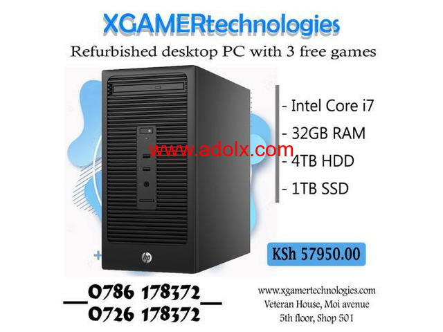 Refurbished HP 280 G2 MT desktop PC with bonus