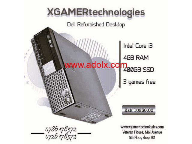 Recertified core i3 desktop PC with three free games