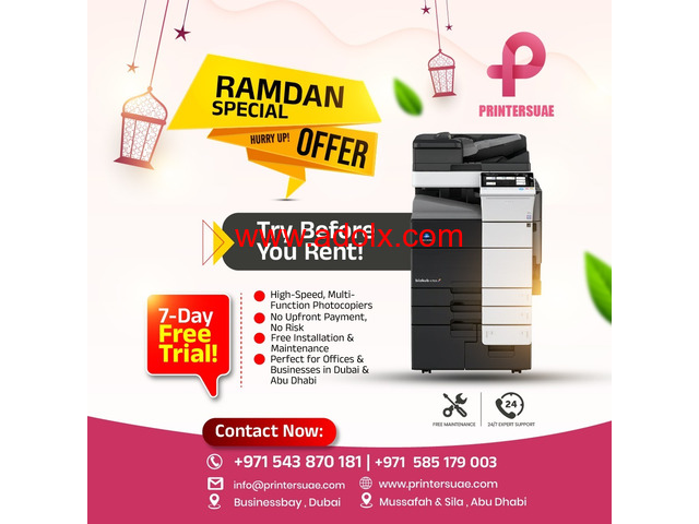 Printers UAE - Best Photocopier Rental Services in Abu Dhabi