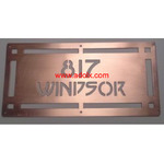 Windsor Copper CNC laser Cut House Name Plate