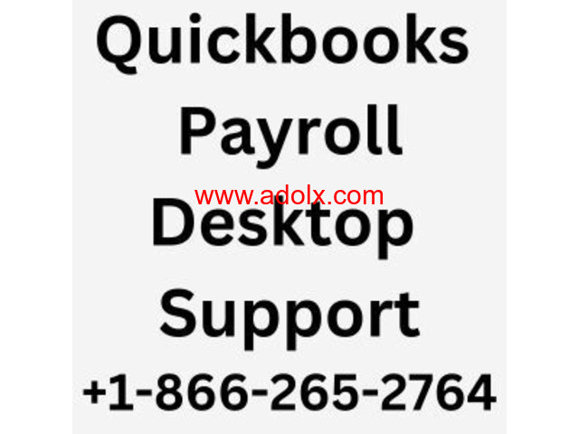 Quickbooks Desktop Payroll Support +1-866-265-2764