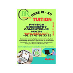 TUITION CBSE GRADE 9,10, 11 ,12  Online IMO/WhatsApp : 9747983325
