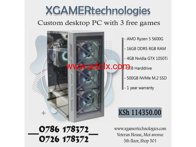 Custom crafted XgamerTechs AMD Ryzen 5 desktop