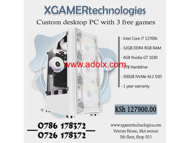 Custom crafted XGAMERtechs Mid Tower core i7 PC