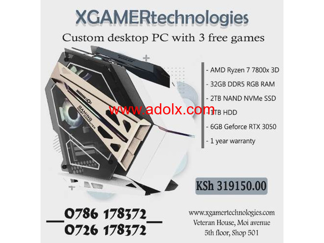 Custom crafted XgamerTechnologies AMD Ryzen 7 PC