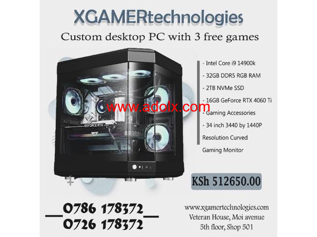 Custom crafted XgamerTechs Core i9 high end desktop