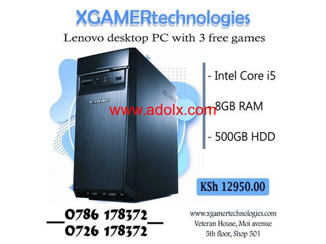 Clean lightly used Lenovo Core i5 Lenovo desktop