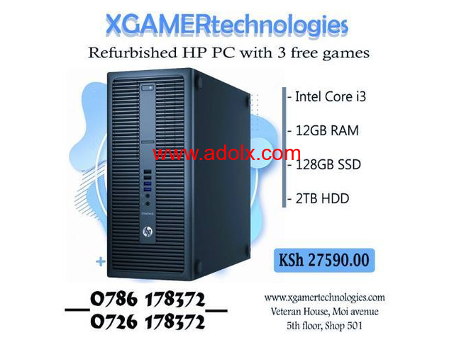 Clean lightly used Core i3 HP tower desktop PC