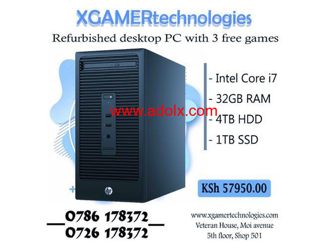Clean lightly used HP 280 G2 MT Core i7 tower PC