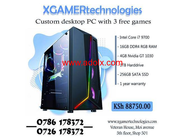 Custom Core i7 9700 XGAMERTechs computer build