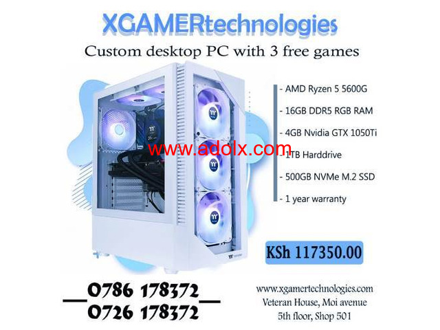 Custom Ryzen 5 XGAMERTechs Mid Tower PC build