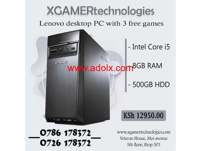 Simple revamped Core i5 Lenovo desktop computer