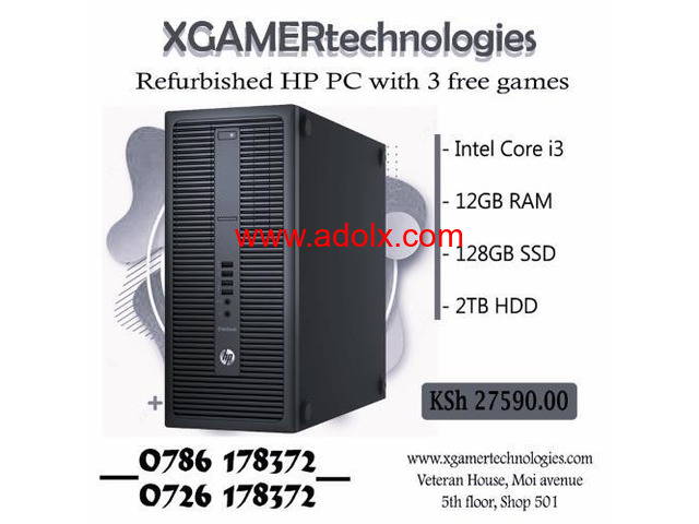 Simple revamped Core i3 HP tower computer PC