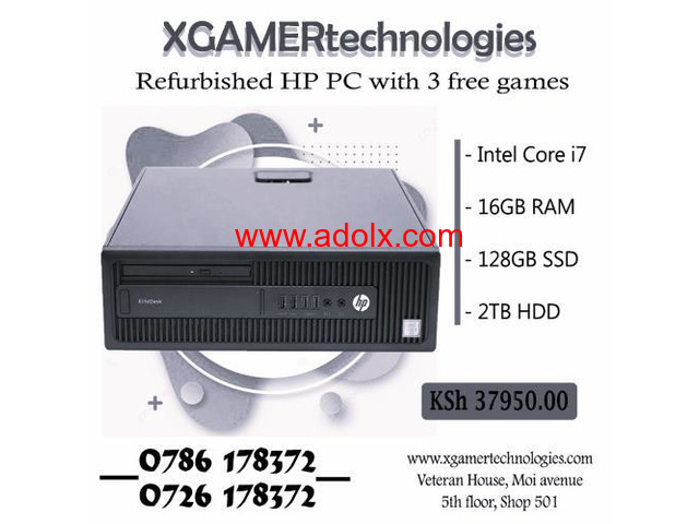 Simple revamped HP EliteDesk Core i7 computer PC