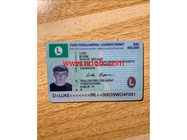 Führerschein, Personalausweis, Original Datenbank registrierter