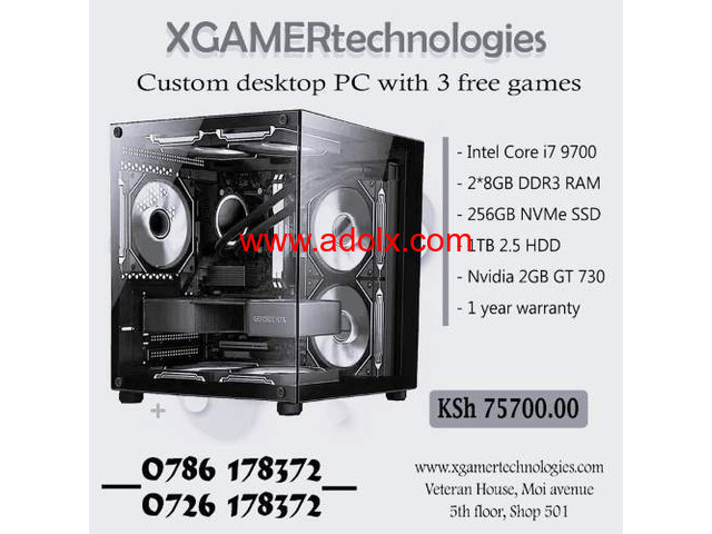 XgamerTechs built Core i7 9700 desktop computer