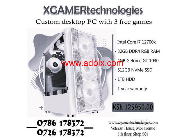 XgamerTechs built Core i7 12700k desktop computer
