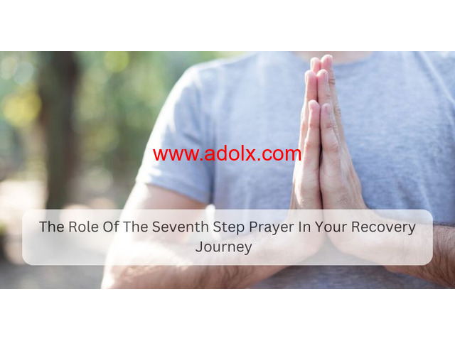 7th Step Prayer For A Sober Living