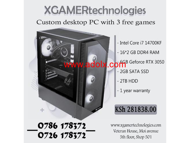 XgamerTechs built Core i7 14700KF tower computer