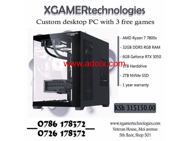 XgamerTechs built AMD Ryzen 7 7800x desktop PC