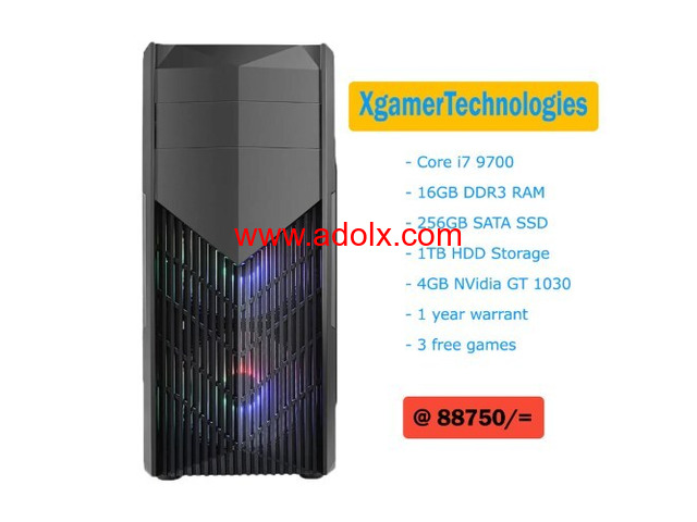 Core i7 9700F custom built tower computer PC
