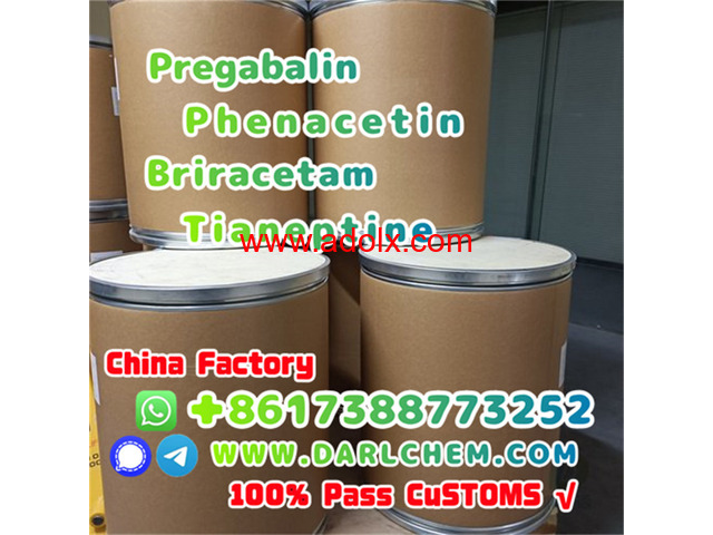 pregabalin Briracetam Tianeptine raw Powder 148553-50-8 Factory Direct