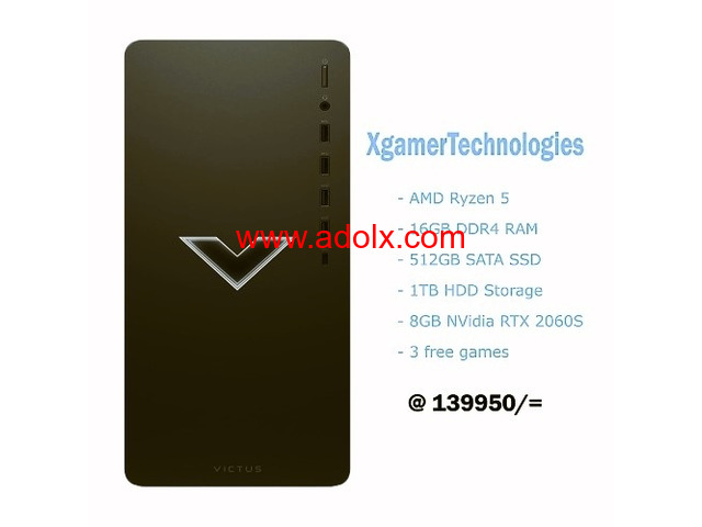 Clean refurbished AMD Ryzen 5 HP Victus 15L tower