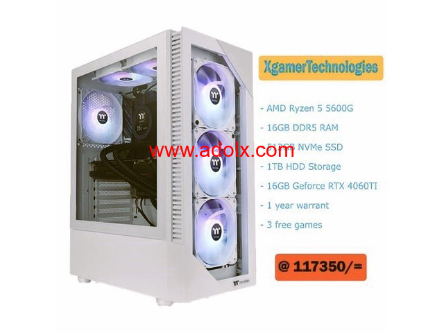 New custom AMD Ryzen 5600G mid tower desktop