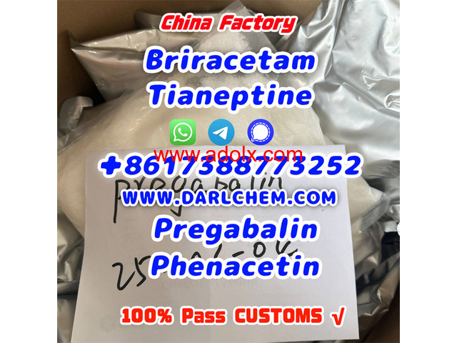 pregabalin Brivaracetam Tianeptine raw crystal powder 148553-50-8 Wholesale Price
