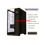 New AMD Ryzen 7800x 3D tower gaming desktop