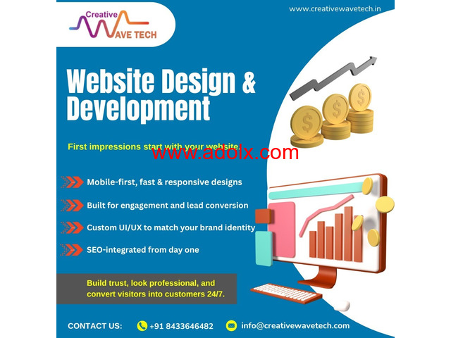 Website Design Services in Mumbai - Creative Wave Tech