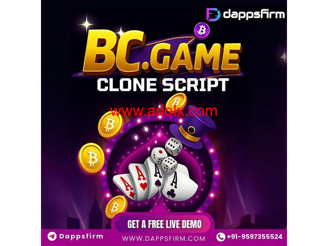 Upgrade Your Gaming Venture Using Advanced BC.Game Clone Software