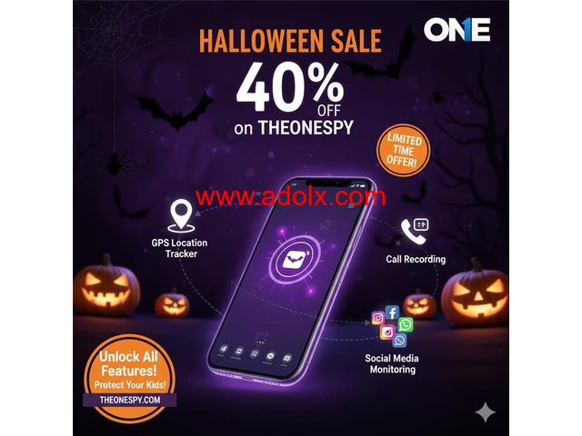 Boo! TheOneSpy Halloween Sale – 40% OFF Parental App!