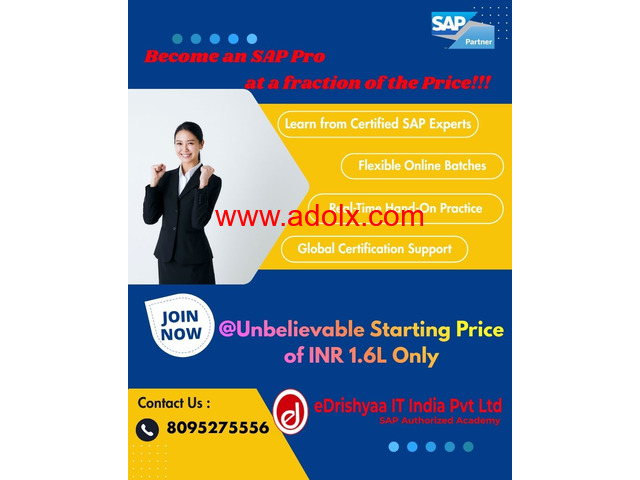 Learn SAP S/4 Hana, Light your future with SAP Global Certification………….