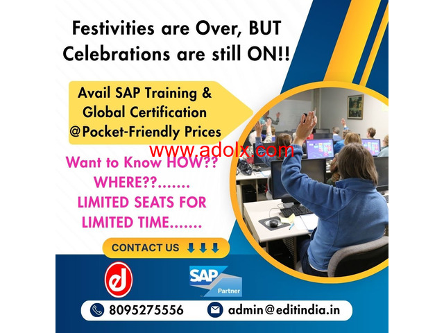 Learn SAP S/4 Hana, Light your future with SAP Global Certification………….