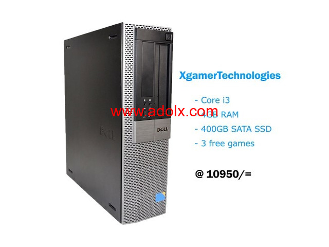 Cleaned and tested refurbed Core i3 Dell desktop