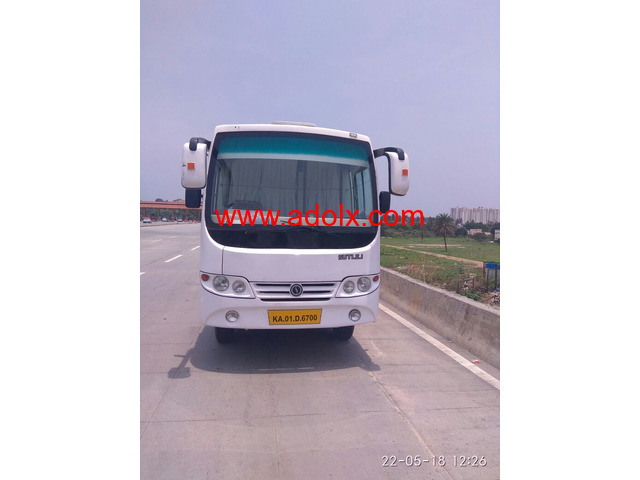 Luxury swaraj Mazda 18 to 21 seater hire in Bangalore  || 9019944459